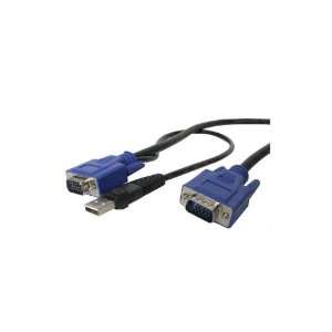   STARTECH 10 Ft 2 In 1 Ultra Thin USB And VGA Electronics