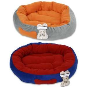   : 21D Fleece Fabric Donut Pet Bed For Dogs & Cats: Kitchen & Dining