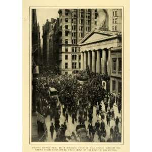  1908 Print U S Treasury Building Architecture NY J P Morgan 