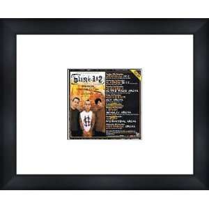 BLINK 182 UK Tour 2004   Custom Framed Original Concert Ad 