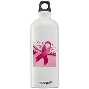  Sigg Water Bottle 1.0L Cancer Pink Ribbon Waves 