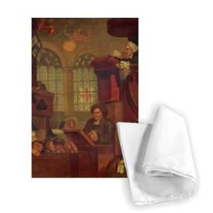  The Dull Sermon by John Collet   Tea Towel 100% Cotton 
