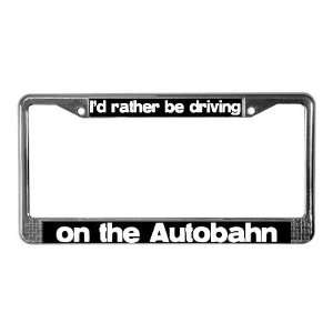  Autobahn Hobbies License Plate Frame by CafePress 