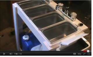 How to Build a Portable Concession Sink 3 Compartment Hand Washing 
