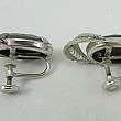 This is a Beautiful Vintage Sorrento Sterling Silver Earrings set with 