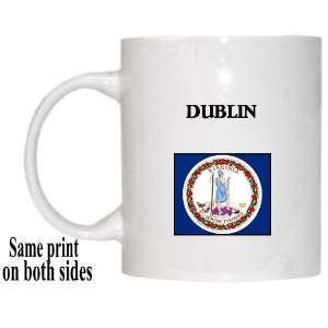  US State Flag   DUBLIN, Virginia (VA) Mug 