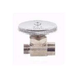  1/2 Inlet x 3/8 Compression Straight Stop: Home 
