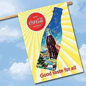  Coke Good Taste Flag: Patio, Lawn & Garden