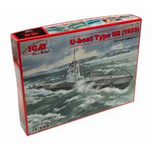  ICM 1/144 U Boat Type IIB (1939) Toys & Games