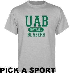  UAB Blazers Ash Custom Sport T shirt  
