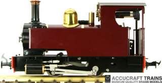 ACCUCRAFT 1:19 CARADOC 0 4 0T MAROON LIVE STEAM BRASS  