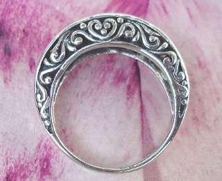 VERY NICE .925STERLING SILVER RING Size.US7,UKN  