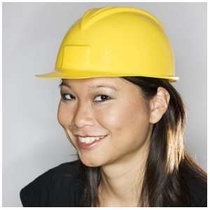  Construction Hard Hat Yellow Individual: Toys & Games