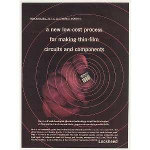   Lockheed Titanium Thin Film Circuits Print Ad (44748)
