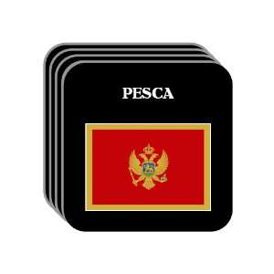  Montenegro   PESCA Set of 4 Mini Mousepad Coasters 