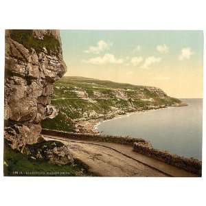  Photochrom Reprint of Marine Drive, Llandudno, Wales: Home 