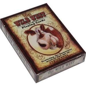  Rivers Edge Humorous Wild Western Playing Cards Toys 