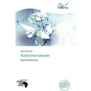  Natronorubrum (9786138569725) Jody Cletus Books