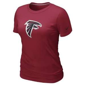  Nike Womens Atlanta Falcons Basic Logo T Shirt Sports 