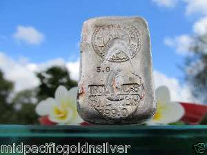 Oz. ALASKA Mint Assay BAR Silver Ingot/BAR 999.0  