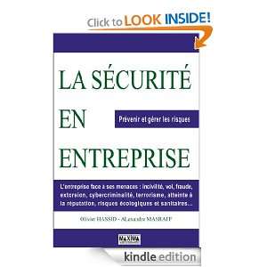 La sécurité en entreprise Prévenir et gérer les risques (French 