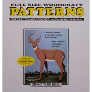  Grand Yard Buck Woodcraft Pattern Arts, Crafts & Sewing