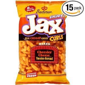 Bachman Jax Baked Cheese Curls, 2.75 Oz Bags (Pack of 15)  