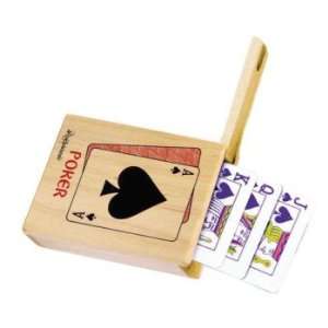  American Puzzles Card Box Poker Game: Toys & Games