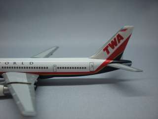 Herpa Wings 503761 TWA Trans World Airlines Boeing 757 200 1/500 