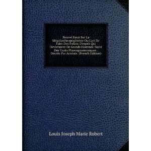   crits Par Aristote. (French Edition): Louis Joseph Marie Robert: Books