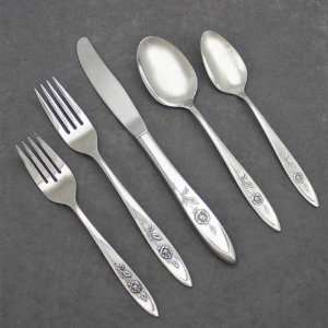  My Rose by Oneida, Stainless 5 PC Setting w/ Soup Spoon 