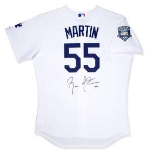 Russell Martin Autographed Los Angeles Dodgers Home/White Jersey with 