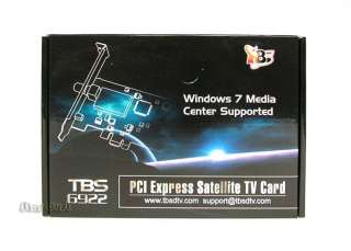 TBS 6922 DVB S2 pci e HD Satellite TV card receiver 6947229069224 