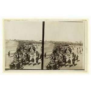  Japanese soldiers,beach in Manchuria,c1905