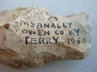 Arrowhead Owen Co Kentucky Authentic Native Artifact  