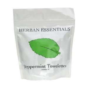  Herban Essentials Essential Oil Towlettes   Peppermint 