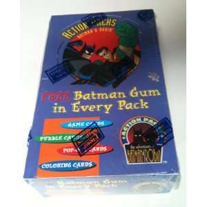  Batman & Robin Action Packs Trading Cards Box  48 Count: Toys & Games