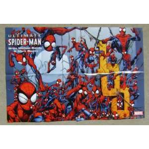 Ultimate Spider Man #100 Bagley Promotional Poster 24 x 35 Folded 2006 