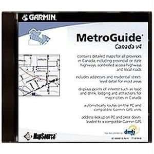  Garmin MapSource MetroGuide Canada v.4.0 Maps/Traveling 