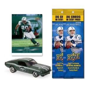 New York Jets 1967 Ford Mustang Fastback Die Cast with Thomas Jones 