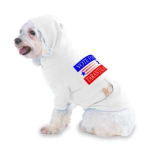  VOTE FOR DRAGONFLY Hooded T Shirt for Dog or Cat LARGE 