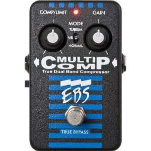  EBS MultiComp True Dual Band Compressor Pedal Musical 
