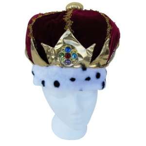  18th Century Victorian Era Medieval Red Kings Royal Crown 