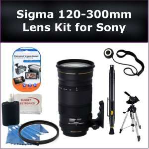   Sigma 120 300mm Lens, UV Filter, Lens Cap Keeper, Lens Cleaning Pen