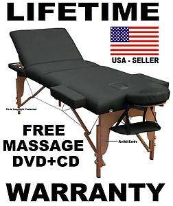 MASSAGE TABLE NEW BED PORTABLE >FOUR COLOR CHOICES 