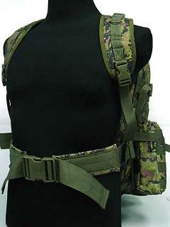 Tactical Molle Assault Backpack Cadpat Digital Camo  