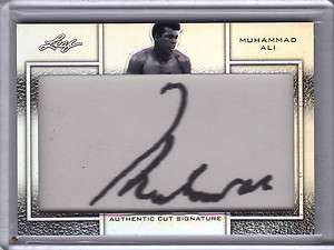 2011 Leaf Metal Muhammad Ali Cut Autograph CSM 1 #ed 08/20  
