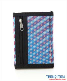 BN Converse 3D United States Flag Triple Fold Wallet  