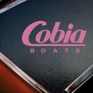  Cobia Pink Decal BOAT CRUISER Car Truck Window Pink 