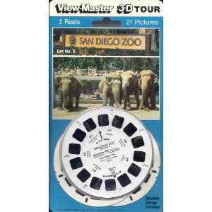  San Diego Zoo Set #2 3d View Master 3 Reel Set: Toys 